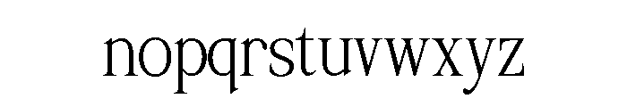 Palmorine-Regular Font LOWERCASE