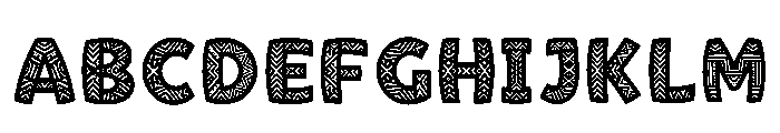 Palms Regular Font UPPERCASE
