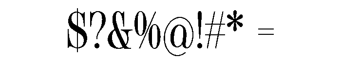 Paloria Font OTHER CHARS