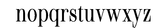 Paloria Font LOWERCASE