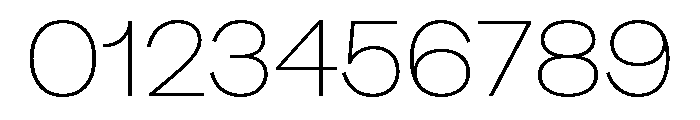 Pampero ExtraLight Font OTHER CHARS