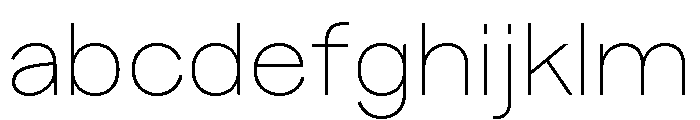 Pampero ExtraLight FONT