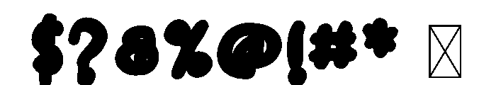 Pancakes CF Font OTHER CHARS