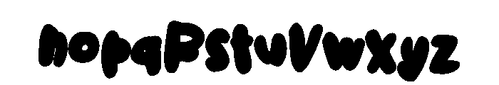 Pancakes CF Font LOWERCASE