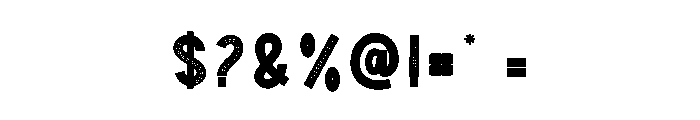 Panda Chubby Font OTHER CHARS