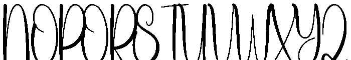 Panda Holiday Font UPPERCASE