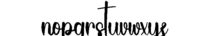 Panda Holiday Font LOWERCASE