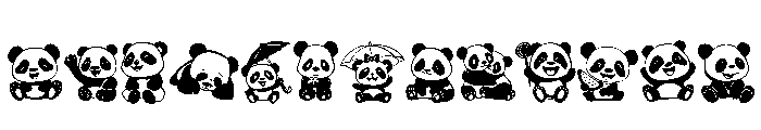 Panda Set FONT