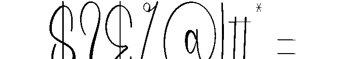 Pandaeye Font OTHER CHARS