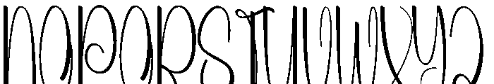 Pandaeye Font UPPERCASE