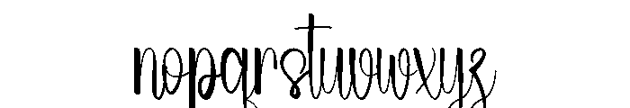 Pandaeye Font LOWERCASE