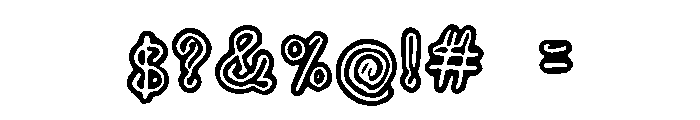 Pandemonium Font OTHER CHARS
