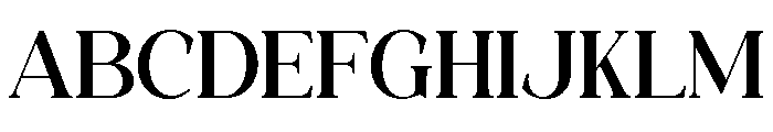Pandore-Regular Font UPPERCASE