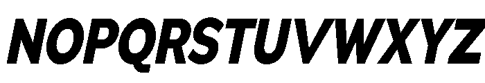 Pangi Cond ExtBd Ita Font UPPERCASE