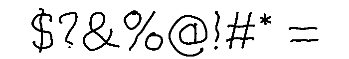 Pani Worm Fu Font OTHER CHARS