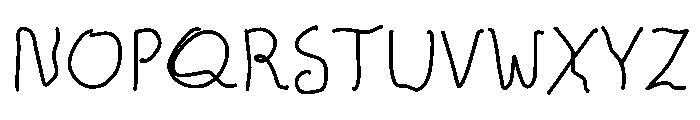 Pani Worm Fu Font UPPERCASE
