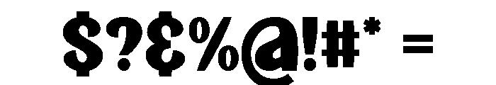 Panic Dream Font OTHER CHARS
