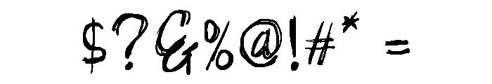 PanicMode Font OTHER CHARS