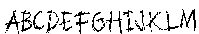 PanicMode Font UPPERCASE