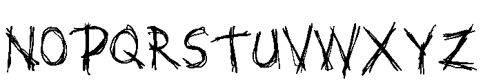 PanicMode Font UPPERCASE