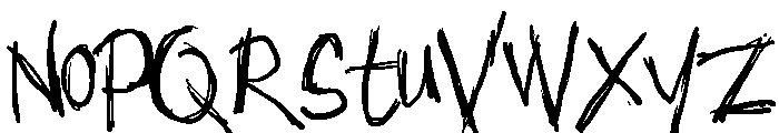 PanicMode Font LOWERCASE
