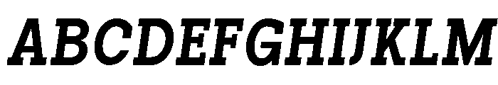 Pano Slab ExtBd SemiCond Ita Font UPPERCASE