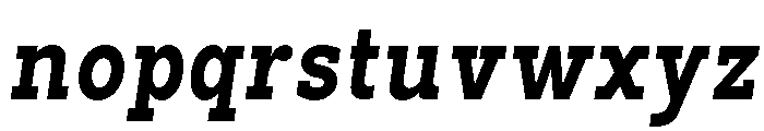 Pano Slab ExtBd SemiCond Ita Font LOWERCASE