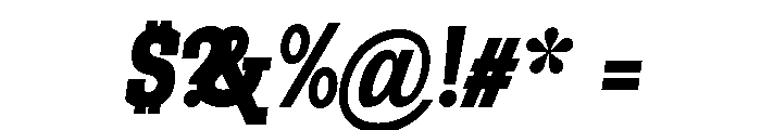 Pano Slab ExtBlk Cond Ita Font OTHER CHARS