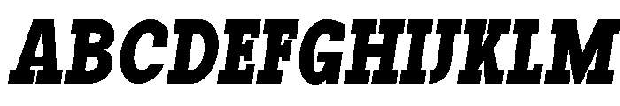 Pano Slab ExtBlk Cond Ita Font UPPERCASE