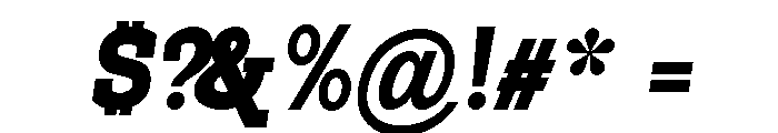 Pano Slab ExtBlk SemiCond Ita Font OTHER CHARS