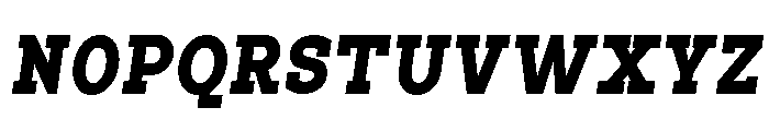 Pano Slab ExtBlk SemiCond Ita Font UPPERCASE