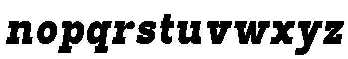 Pano Slab ExtBlk SemiCond Ita Font LOWERCASE