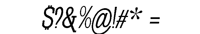 Pano Slab ExtLt Cond Ita Font OTHER CHARS