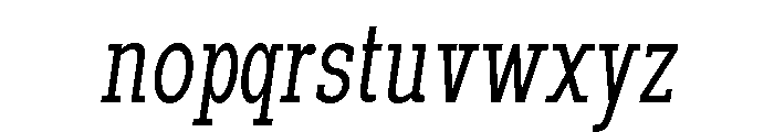 Pano Slab ExtLt Cond Ita Font LOWERCASE