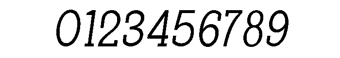 Pano Slab ExtLt SemiCond Ita Font OTHER CHARS