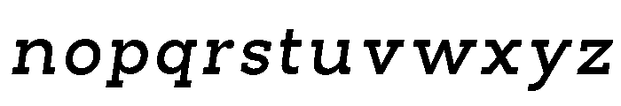 Pano Slab SemBd SemExp Ita Font LOWERCASE