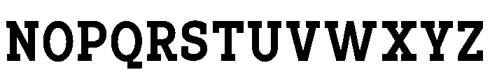 PanoSlab ExtBd SemiCond Font UPPERCASE