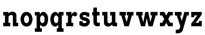 PanoSlab ExtBd SemiCond Font LOWERCASE