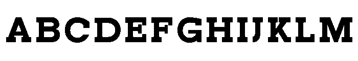PanoSlab ExtBlk SemExp Font UPPERCASE