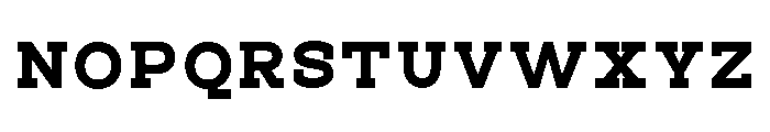 PanoSlab ExtBlk SemExp Font UPPERCASE