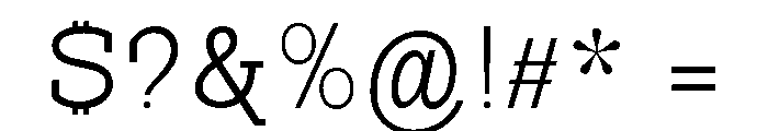 PanoSlab ExtLt SemExp Font OTHER CHARS