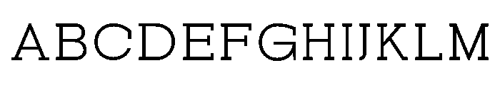 PanoSlab ExtLt SemExp Font UPPERCASE