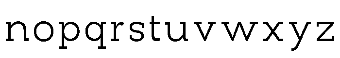 PanoSlab ExtLt SemExp Font LOWERCASE