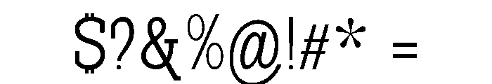 PanoSlab ExtLt SemiCond Font OTHER CHARS