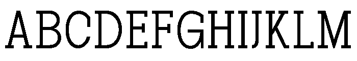 PanoSlab ExtLt SemiCond Font UPPERCASE