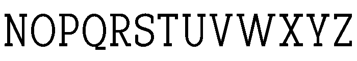 PanoSlab ExtLt SemiCond Font UPPERCASE