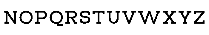 PanoSlab SemBd SemExp Font UPPERCASE