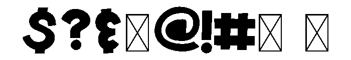 Panoptic Pink CF Font OTHER CHARS