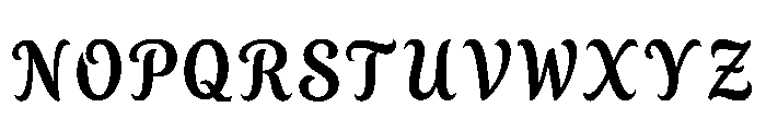 Pans Regular Font UPPERCASE