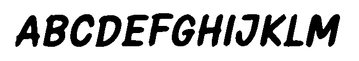 Panther Brush Italic FONT